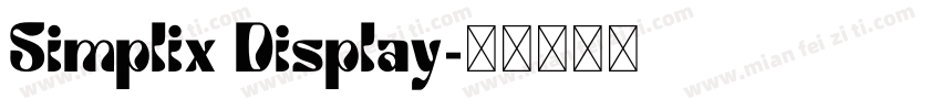 Simplix Display字体转换